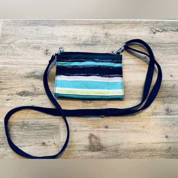 Thirty One Cross Town Wallet/Bag - Sea Stripe - Picture 1 of 8
